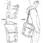 Seitentasche aus leder + rahmen bmw r 850r-1100r-1150r