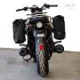 Waxed suede side pannier + right subframe guzzi v7_850