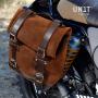 Waxed suede side pannier + subframe k series