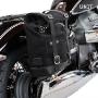 Side pannier canvas + r18 frame for fishtail exhaust
