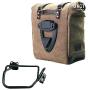 Waxed suede side pannier scram 22l-30l + right subframe bmw hp2
