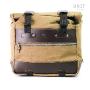 Par de maletas laterales cult en canvas 40l - 50l + par de placas de aluminio + cuadros ktm para bolsas de aluminio atlas Color : Marrón beige