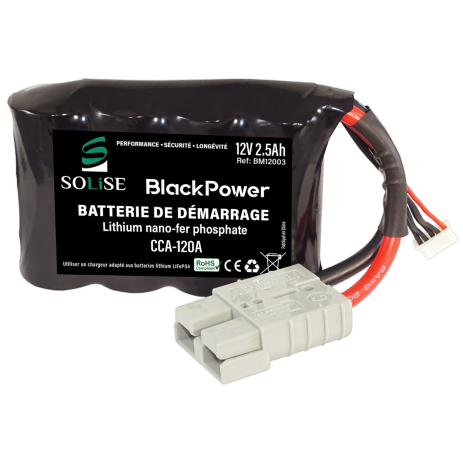 Batterie solise lithium CCA120 12V BM12003