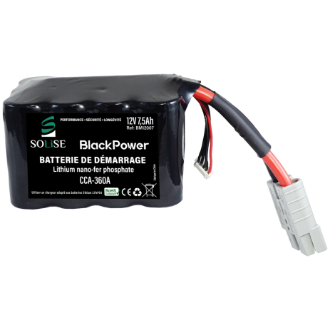 Batterie solise lithium CCA360 12V BM12007